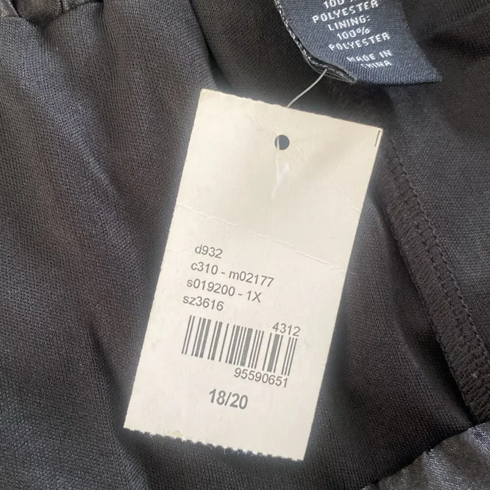 Lane Bryant Black Sequin Skirt